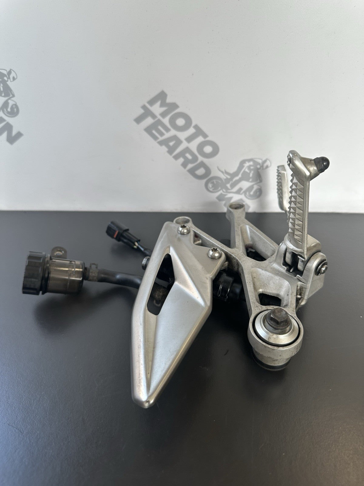 Triumph Street Triple 765R S RS Right Foot Assembly Right Foot Rest OEM 2017-19