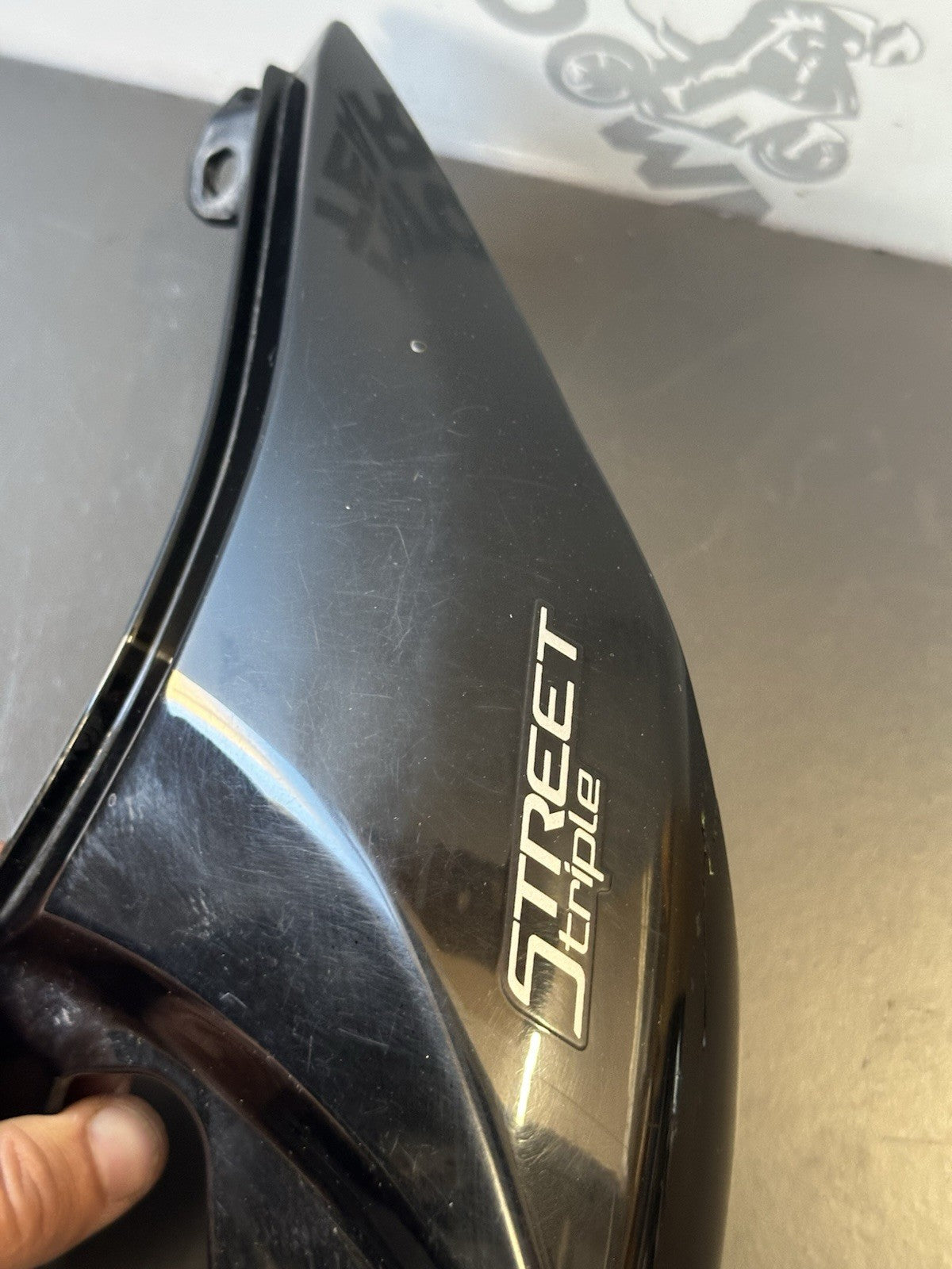 Triumph Street Triple 765R Left Rear Tail Cover Fairing Side Panel T2303723 OEM