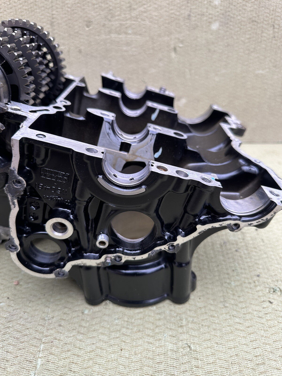 TRIUMPH 675 R DAYTONA GEAR BOX ASSEMBLY Top Engine Case 2011 675R Gear Assembly
