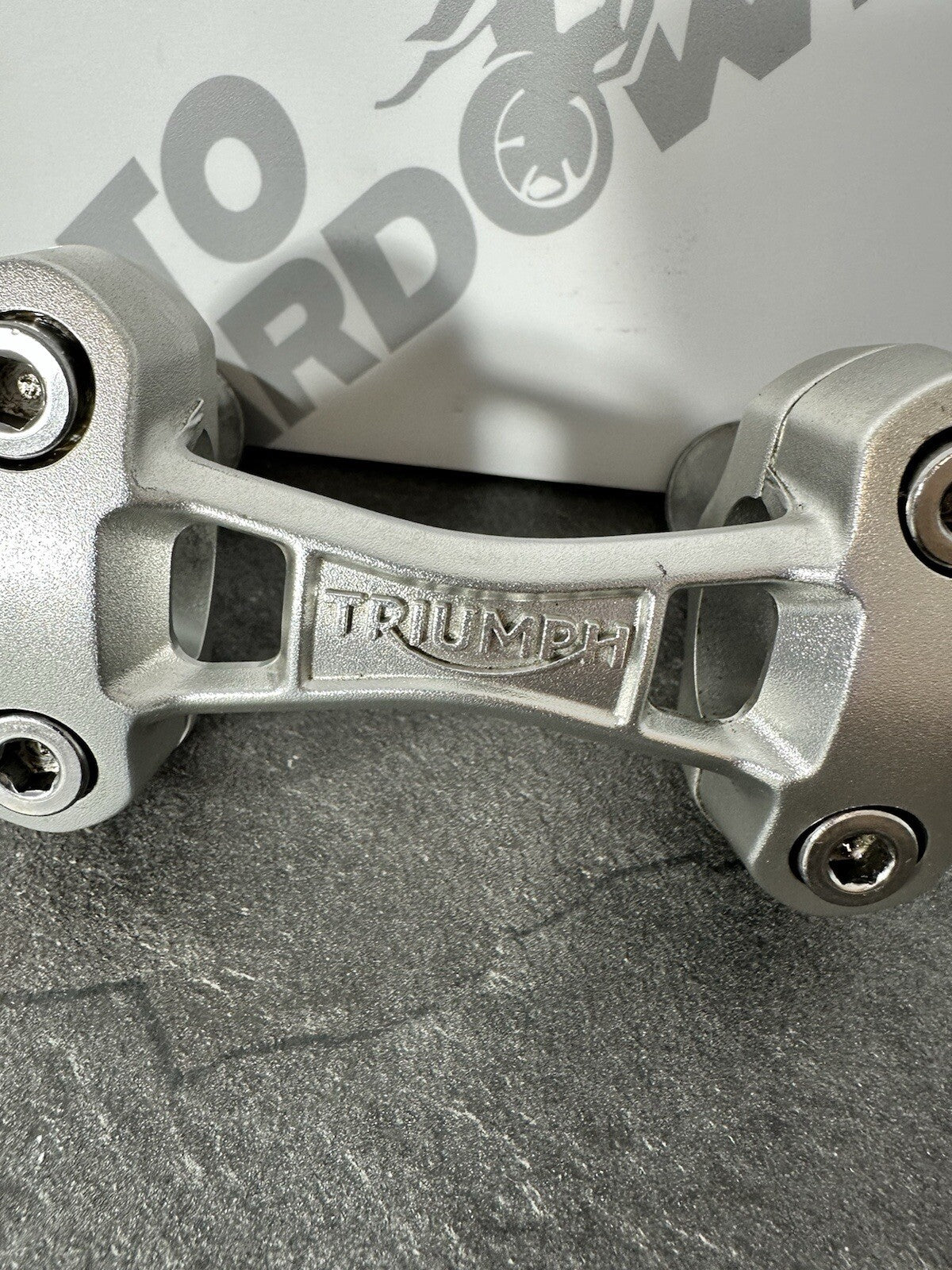 Triumph Street Triple 765 RS 2017 Handlebar Risers Clamps 10580 Miles 2018-2024