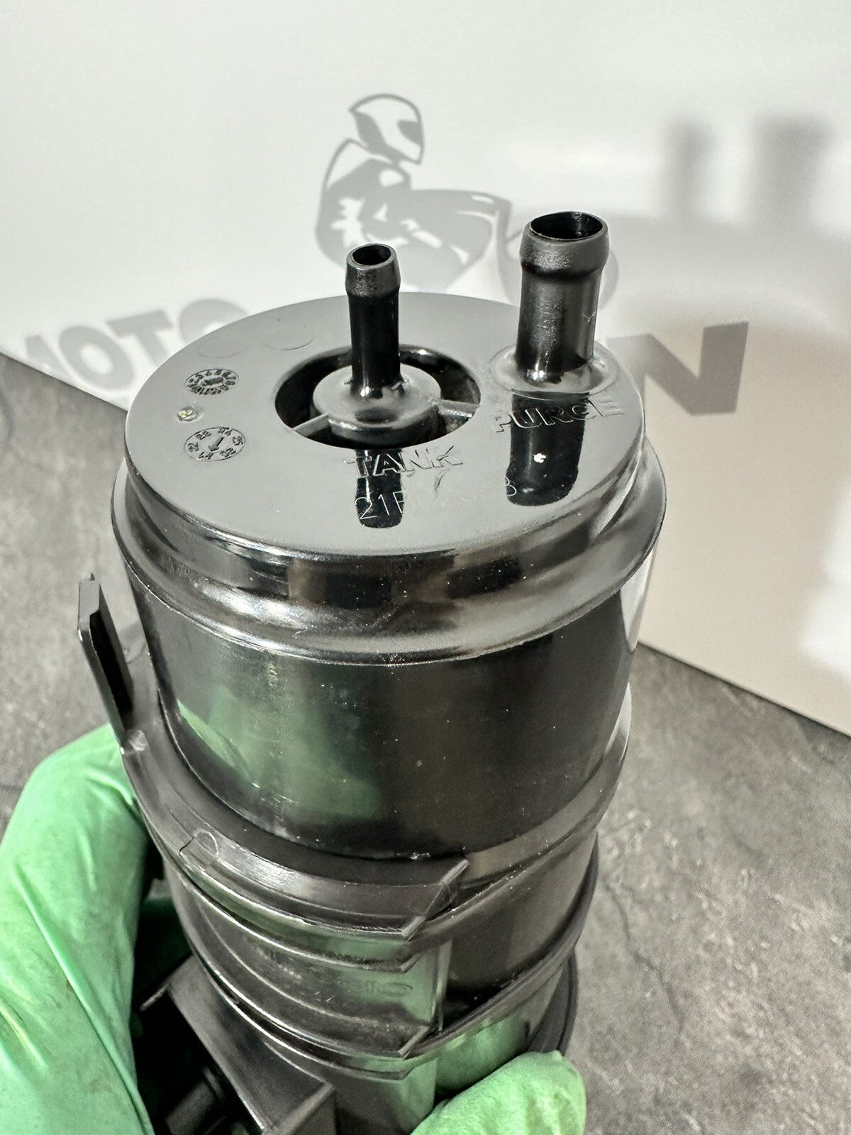 Aprilia Tuono V4 1100 2021 Charcoal Fuel EVAP Canister 6606 Miles 2022-2024 OEM