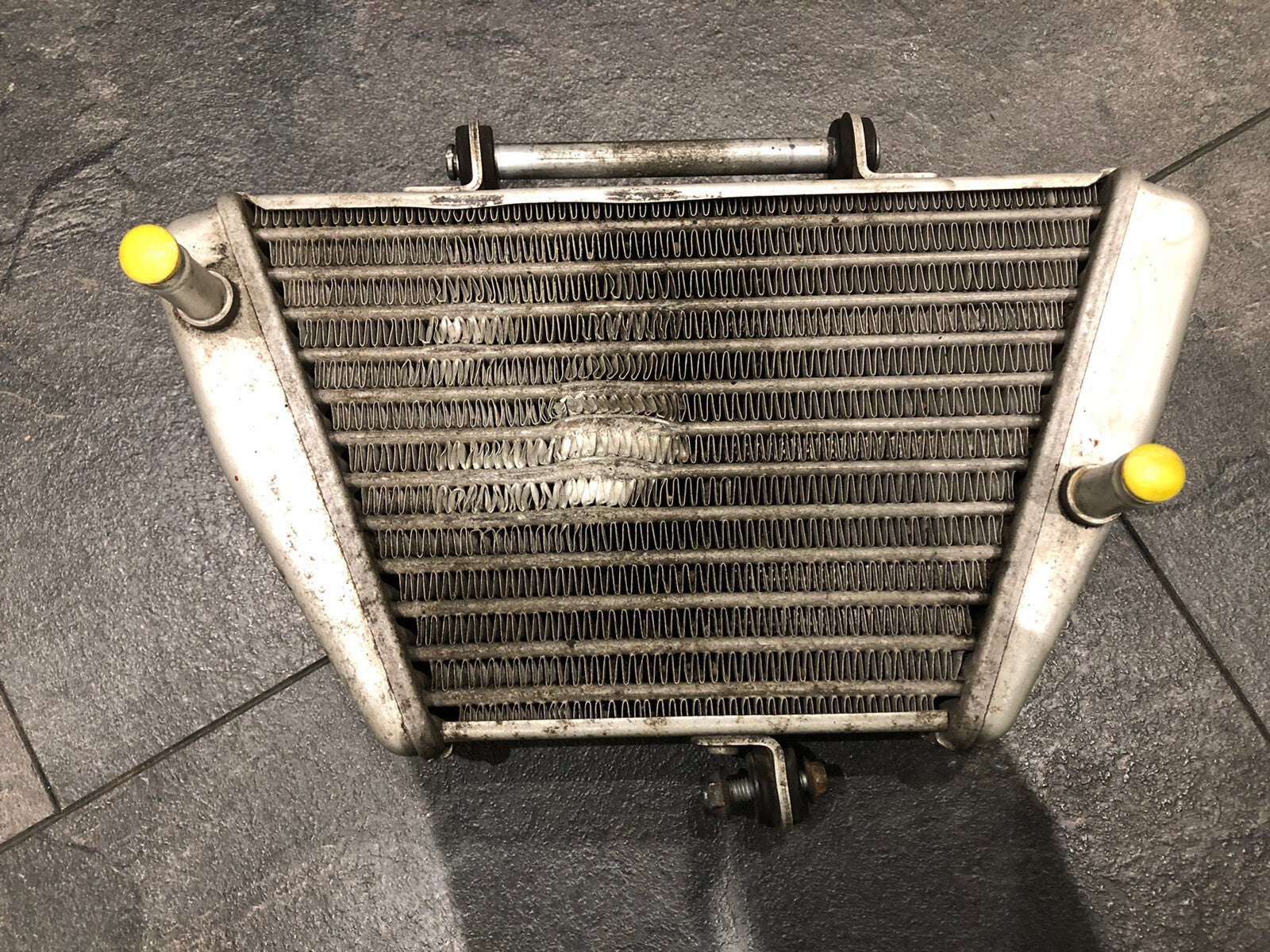 Aprilia Tuono V4 1100 FACTORY 2016 Oil Cooler Radiator Dented OEM RSV4 RF