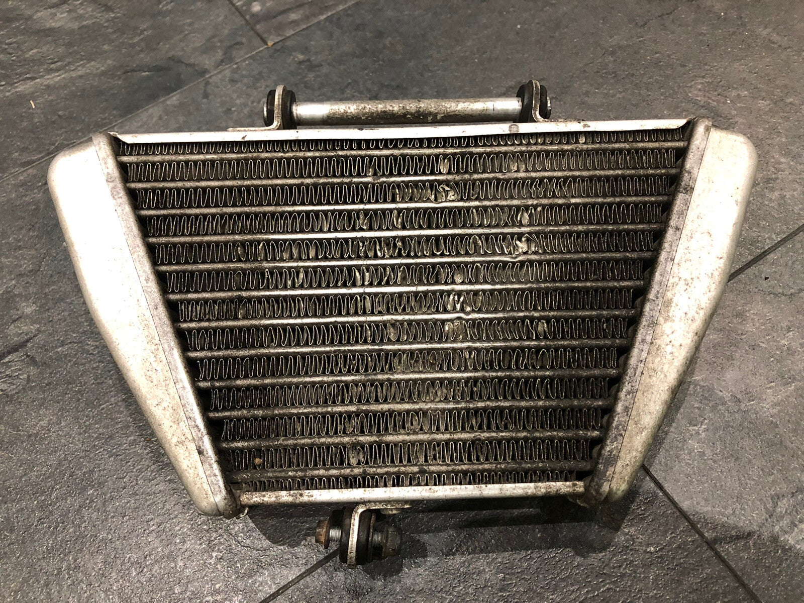 Aprilia Tuono V4 1100 FACTORY 2016 Oil Cooler Radiator Dented OEM RSV4 RF