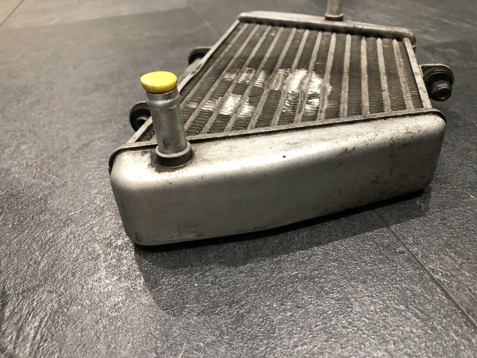 Aprilia Tuono V4 1100 FACTORY 2016 Oil Cooler Radiator Dented OEM RSV4 RF