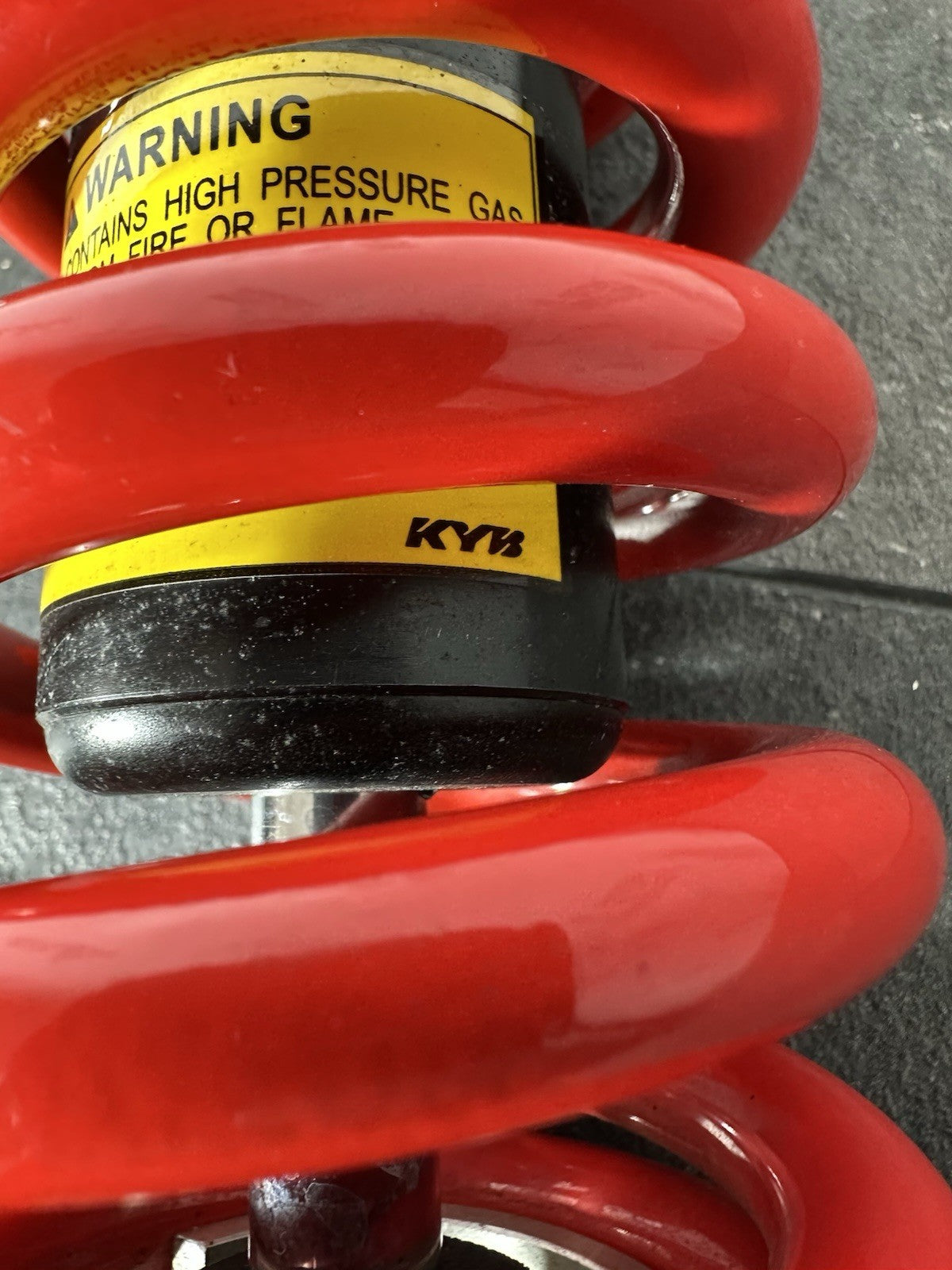 Aprilia RS660 2021 KYB Rear Shock Absorber Suspension 6220 Miles 2022-2025 OEM
