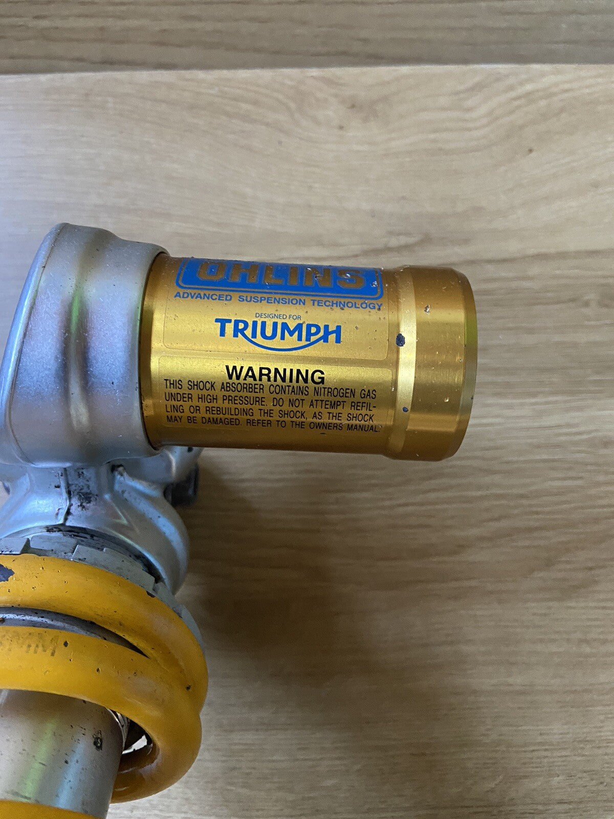 TRIUMPH STREET TRIPLE 765 RS OHLINS REAR SHOCK 2017-2019 OHLINS SHOCK UK ONLY