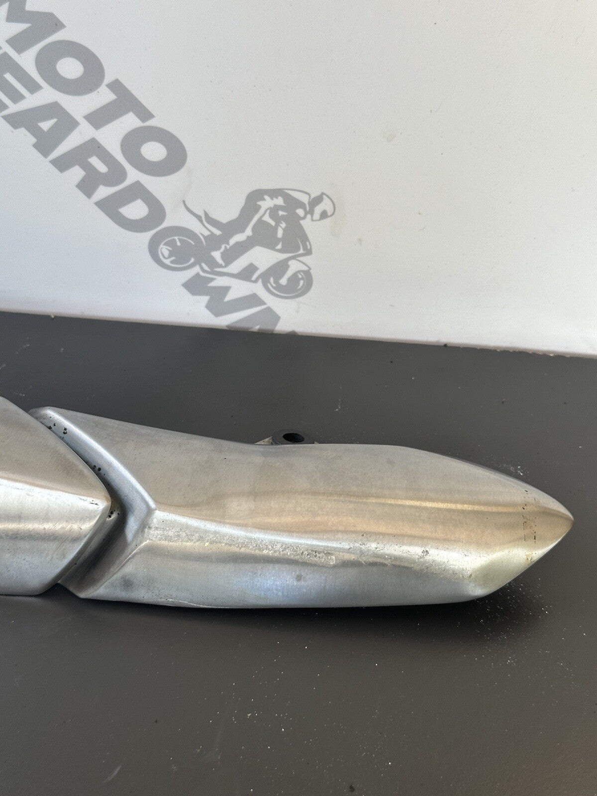 TRIUMPH SPEED TRIPLE 1050 EXHAUST HEAT SHIELD 19,161 Miles 2013 1050 Heat Shield