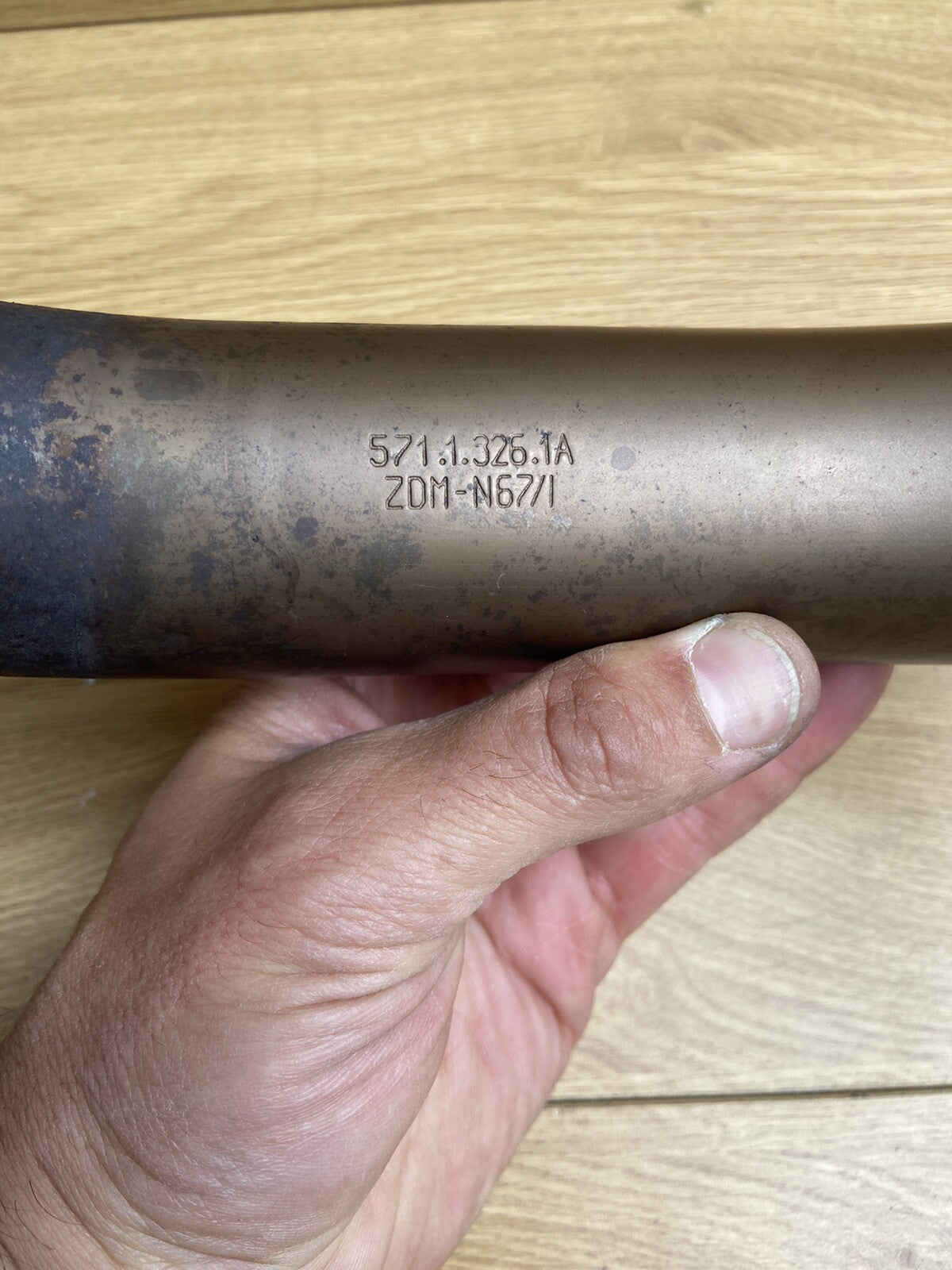 Ducati Monster 1200 Rear Mid Exhaust Section 57113261A M1200 Exhaust Part OEM