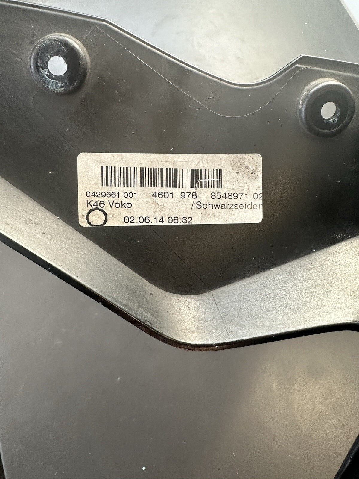 BMW S1000R Front Mudguard Front Fender 2014-2020 7715962 OEM BLACK MUDGUARD