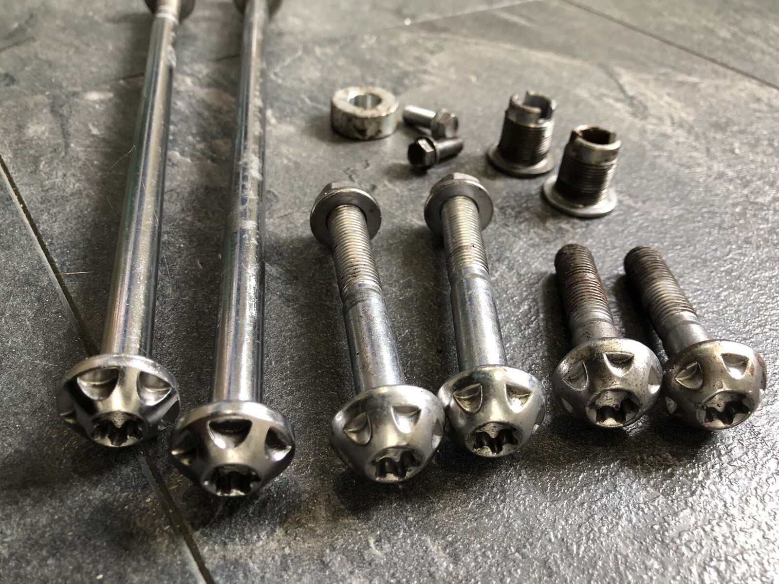 Triumph Street Triple RS 765 Engine Frame Bolts Locknut 2017 Only 5159 Miles OEM