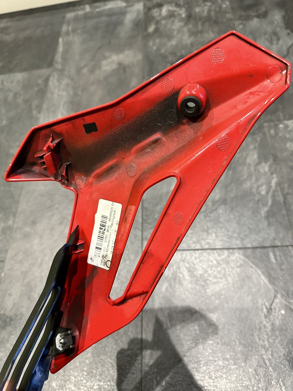 BMW S1000R 2017 Belly Pan Engine Spoiler Red 2018-2021 3534 Miles OEM