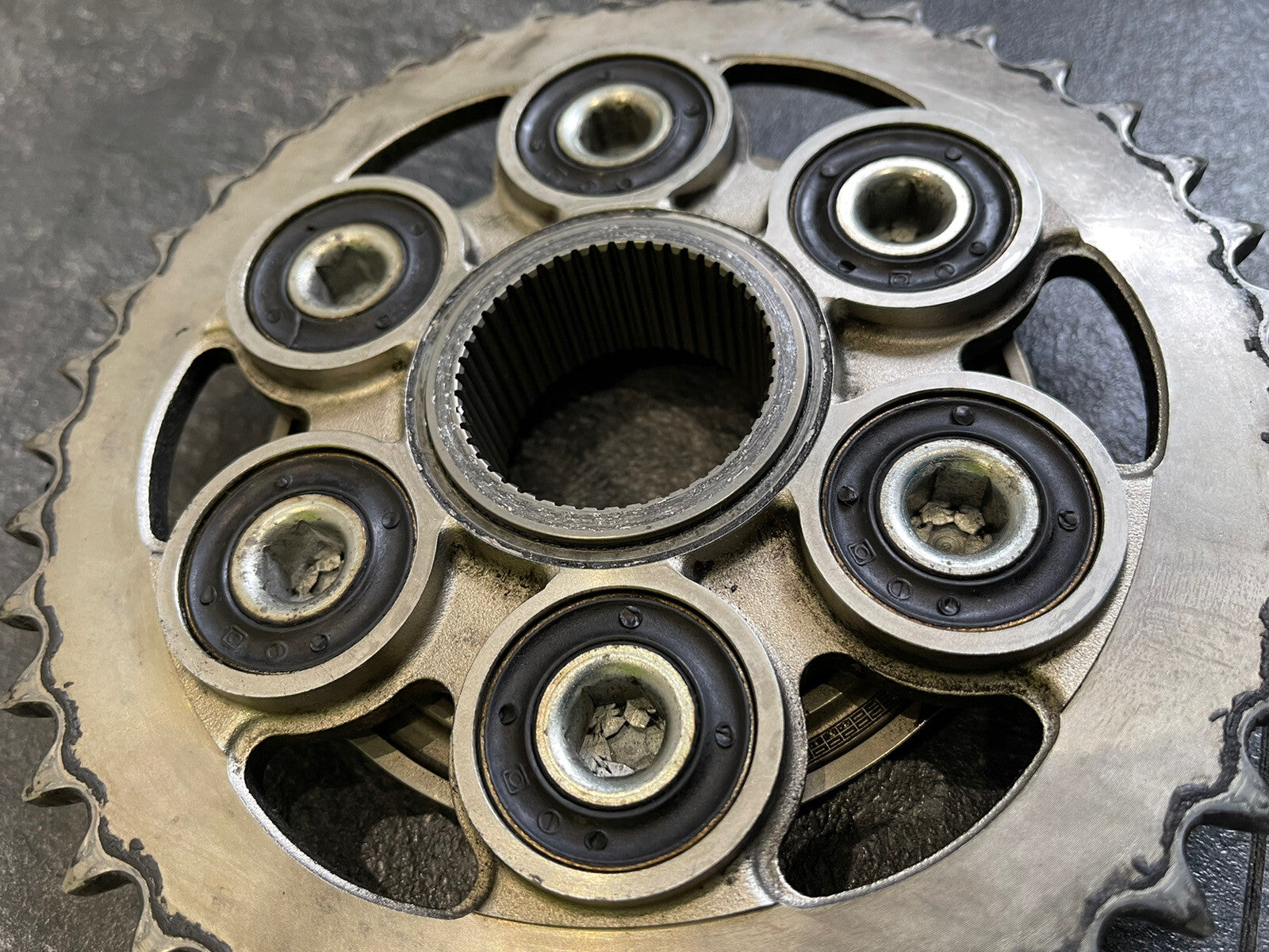Ducati Panigale V4S V4 2018-2021 Rear Sprocket & Carrier Flange Only 2986 Miles