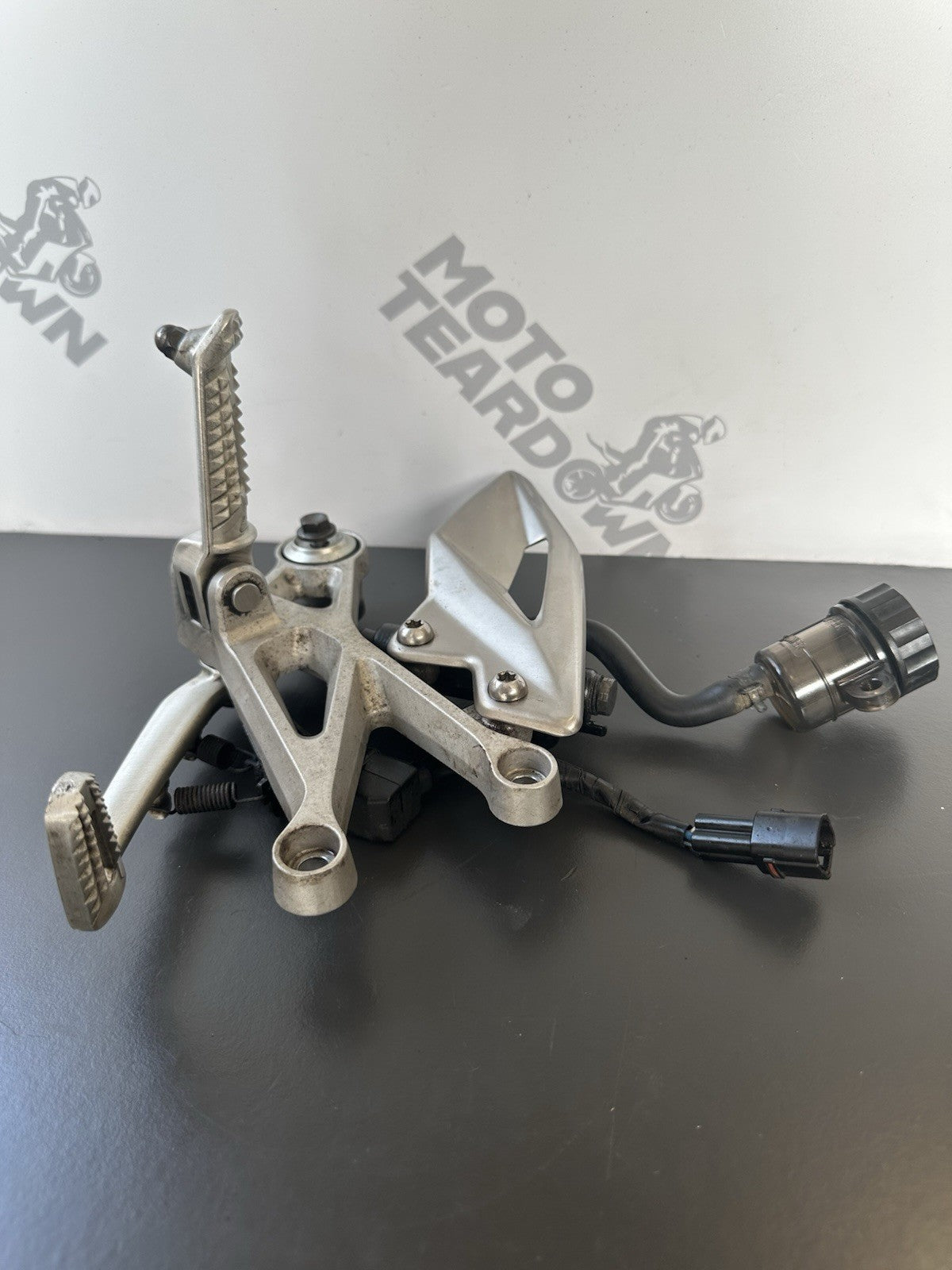 Triumph Street Triple 765R S RS Right Foot Assembly Right Foot Rest OEM 2017-19
