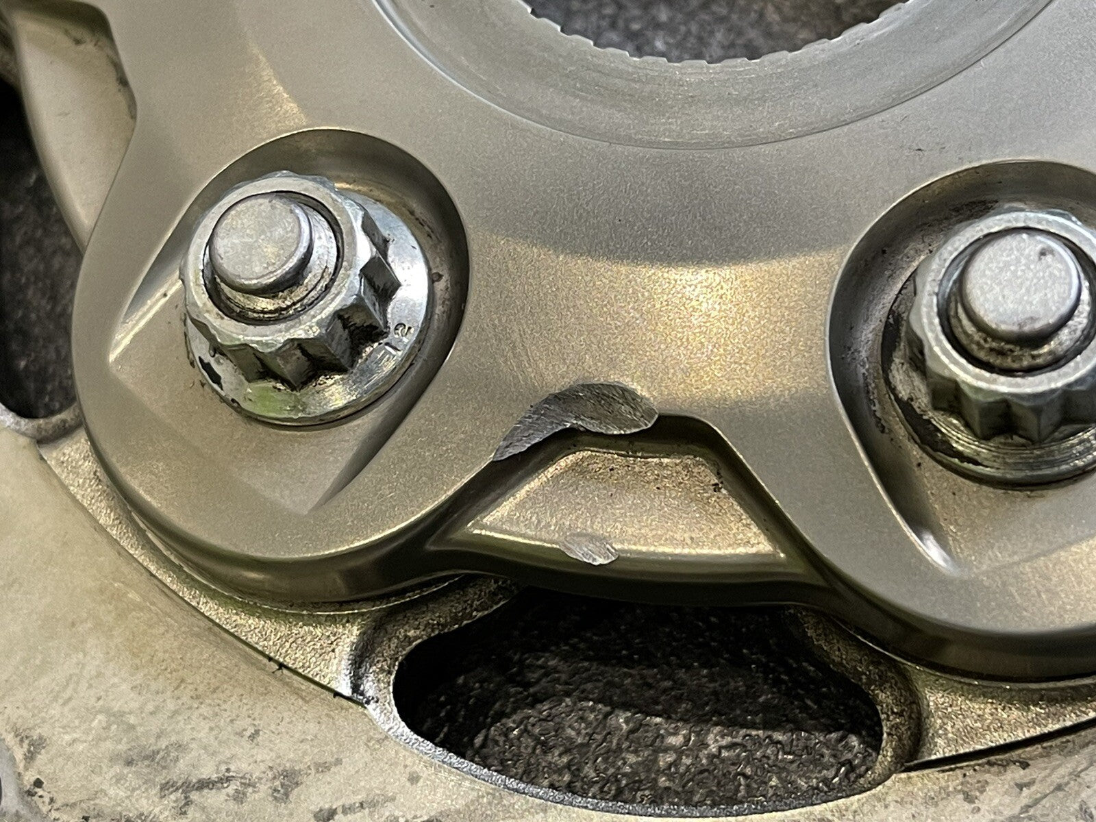 Ducati Panigale V4S V4 2018-2021 Rear Sprocket & Carrier Flange Only 2986 Miles