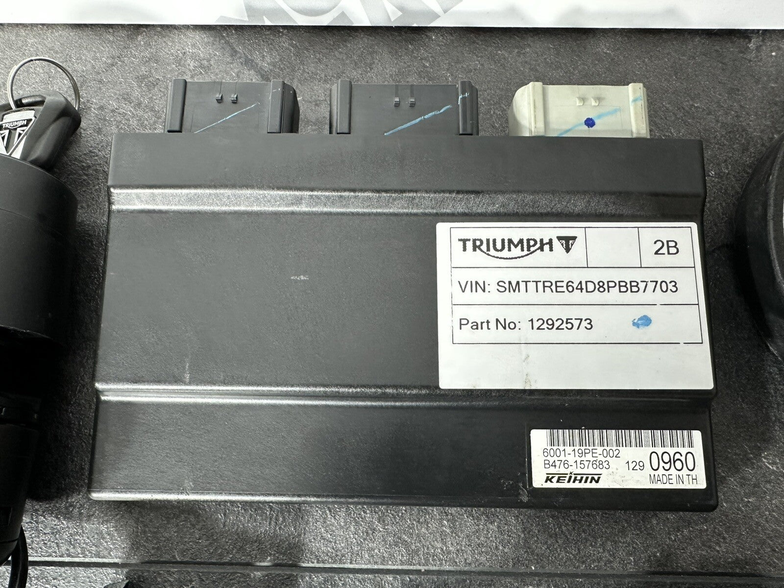 Triumph TIGER 900 GT PRO 2022 Lockset *READ DESCRIPTION* 6337 Mile 2020-2023 OEM