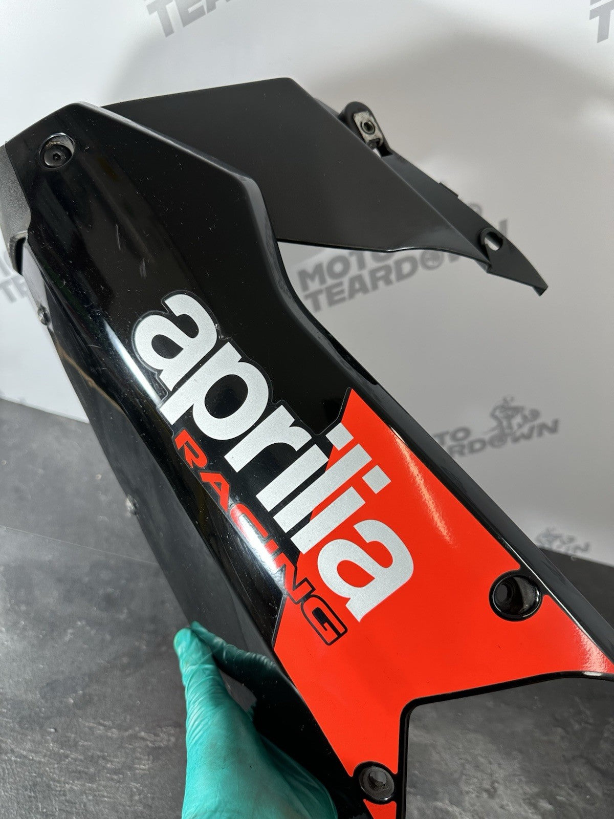 Aprilia RS660 2021 Belly Pan Fairing Engine Spoiler 6220 Miles 2022-2025 OEM