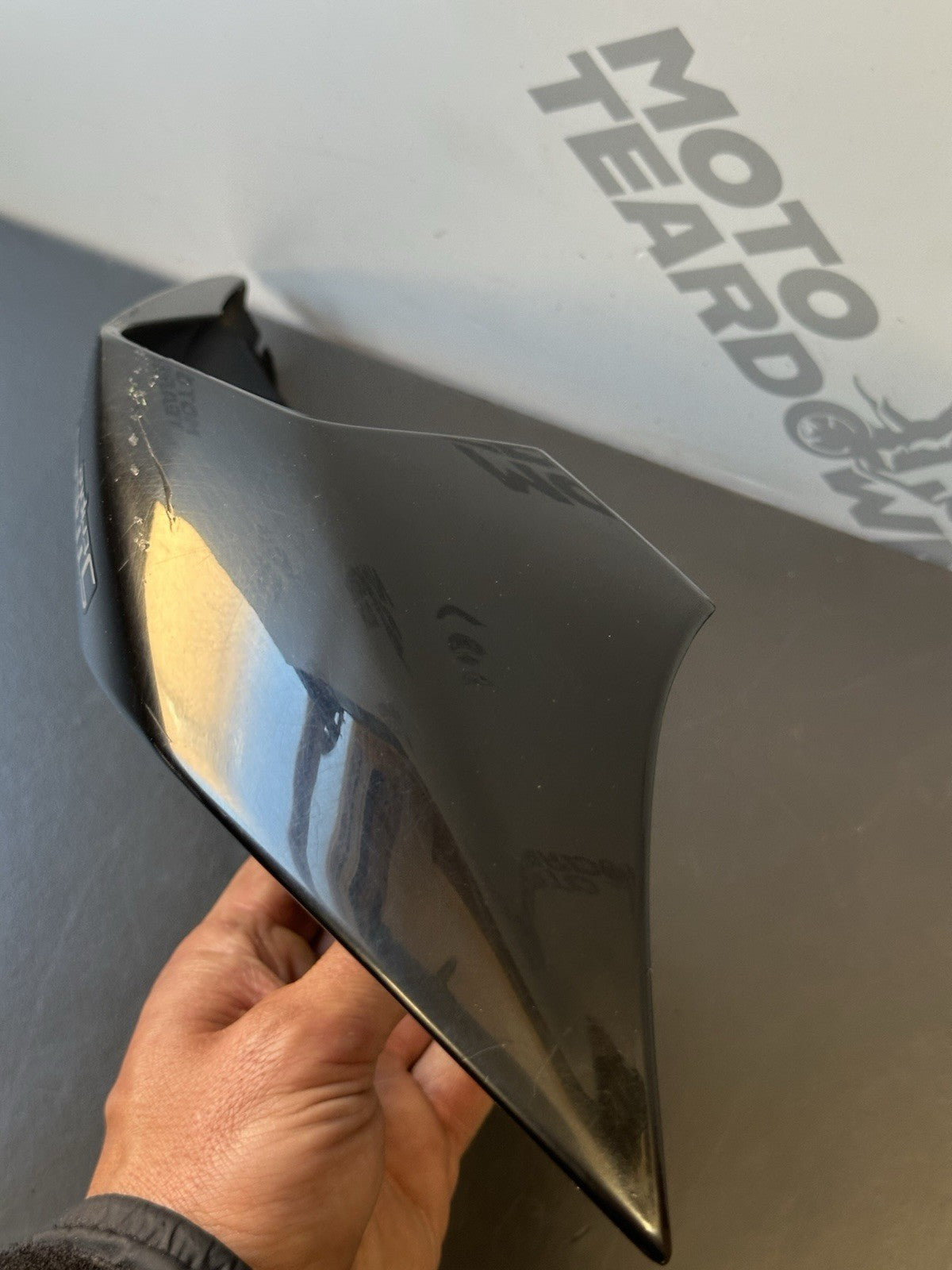 Triumph Street Triple 765R Left Rear Tail Cover Fairing Side Panel T2303723 OEM