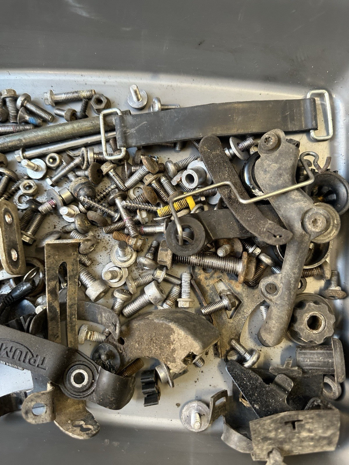 Triumph Street Triple 765R Bolts Various Job Lot Mixed Nuts Bolts Brackets 2017