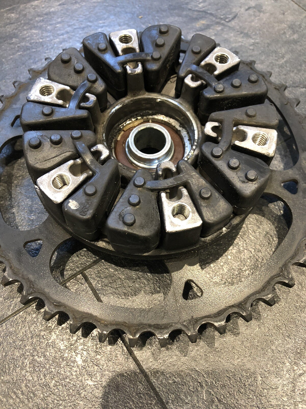 Triumph Street Triple 765 R RS 2019 Sprocket Carrier & Cush Drives 8876 Miles