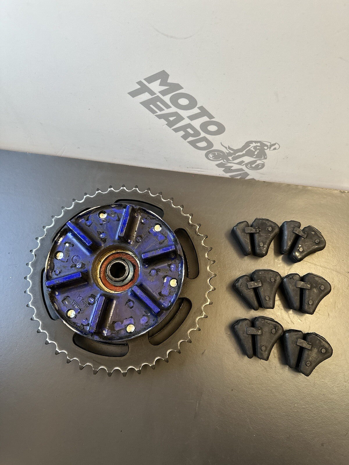 Yamaha MT03 rear sprocket With JT Rear Sprocket carrier and cush drives 2020-
