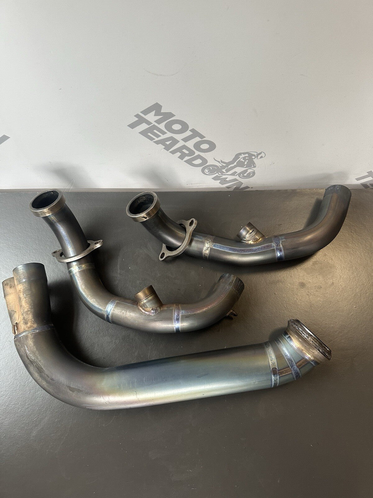 Motorcycle Exhaust Front Header Pipe Slip On Modified For ADV Duke 790