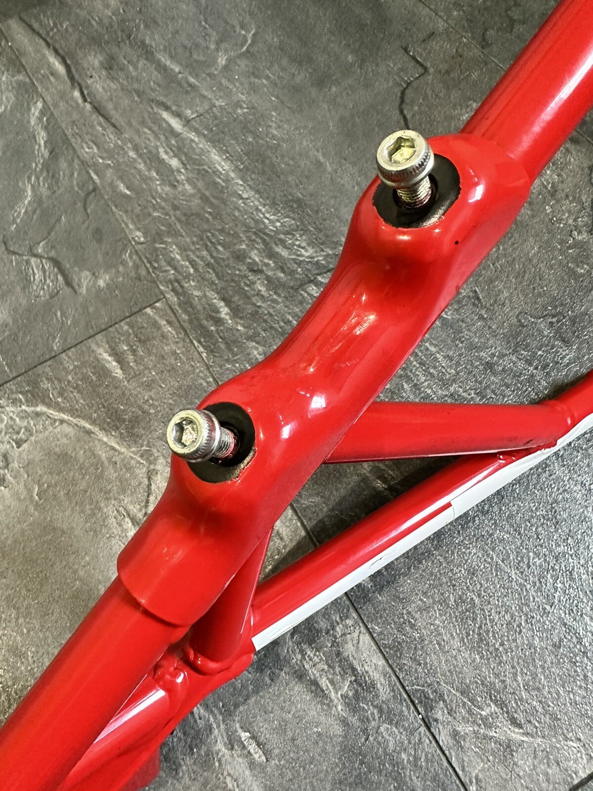 Ducati Multistrada V4 Pikes Peak 2022 Subframe Right Side Rear Frame Red 2023