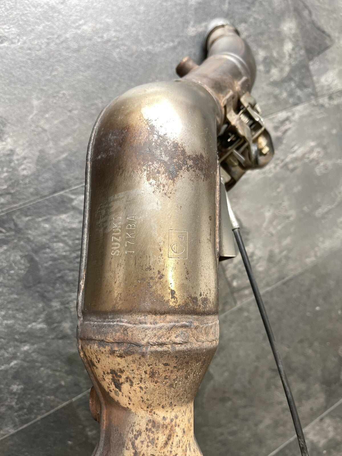 Suzuki GSXR 1000 2017 Downpipes Exhaust Cat 2018 AL7 2017-22 Only 5129 Miles