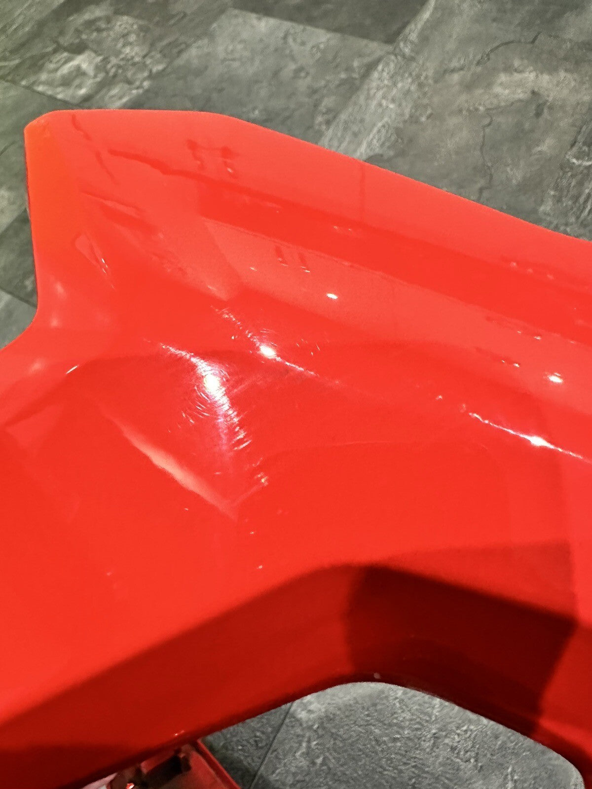 BMW S1000R 2017 Belly Pan Engine Spoiler Red 2018-2021 3534 Miles OEM