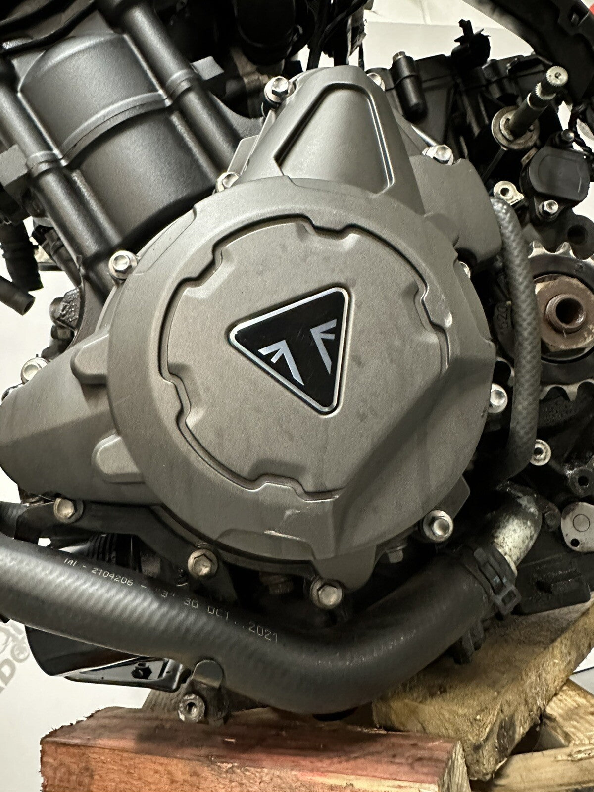 Triumph TIGER 900 GT PRO 2022 Engine Loom & Throttle Bodies 6337 Mile 2020-2023