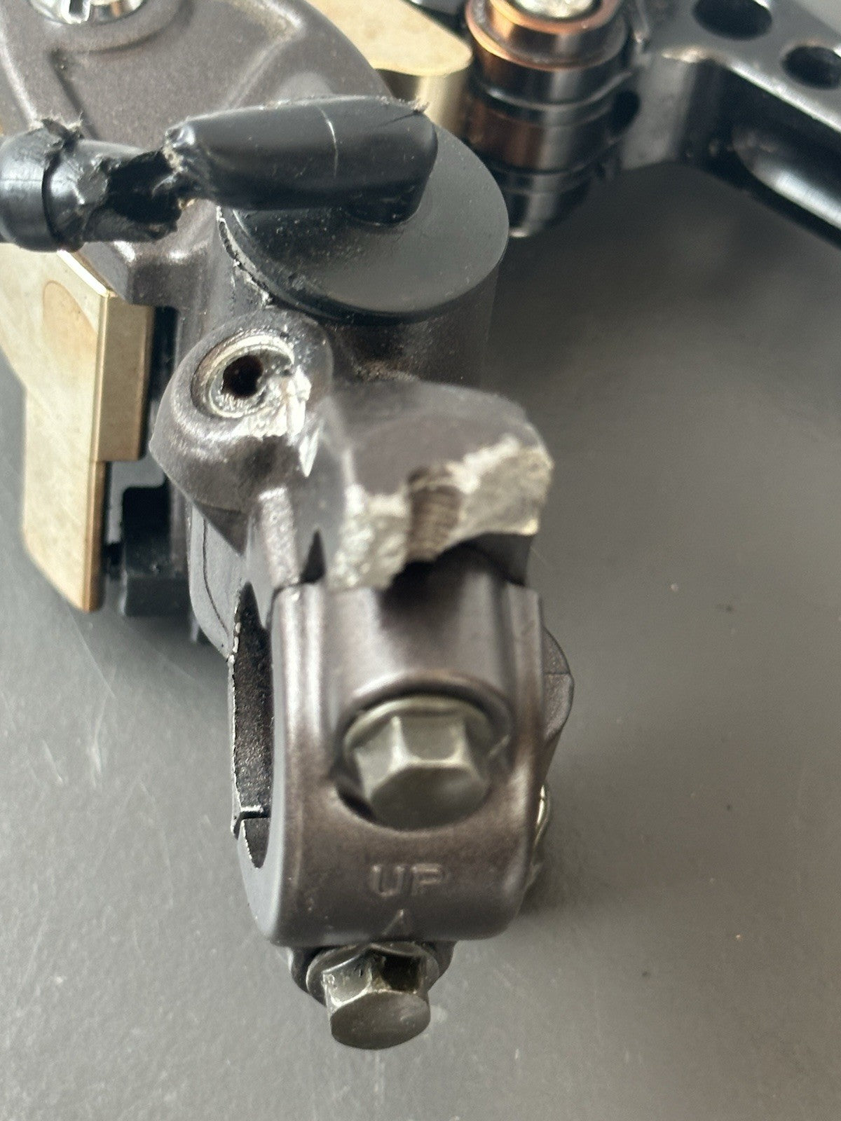 Honda CBR 1000 RR Front brake master cylinder 2004-2005 SPARES/REPAIRS DAMAGED