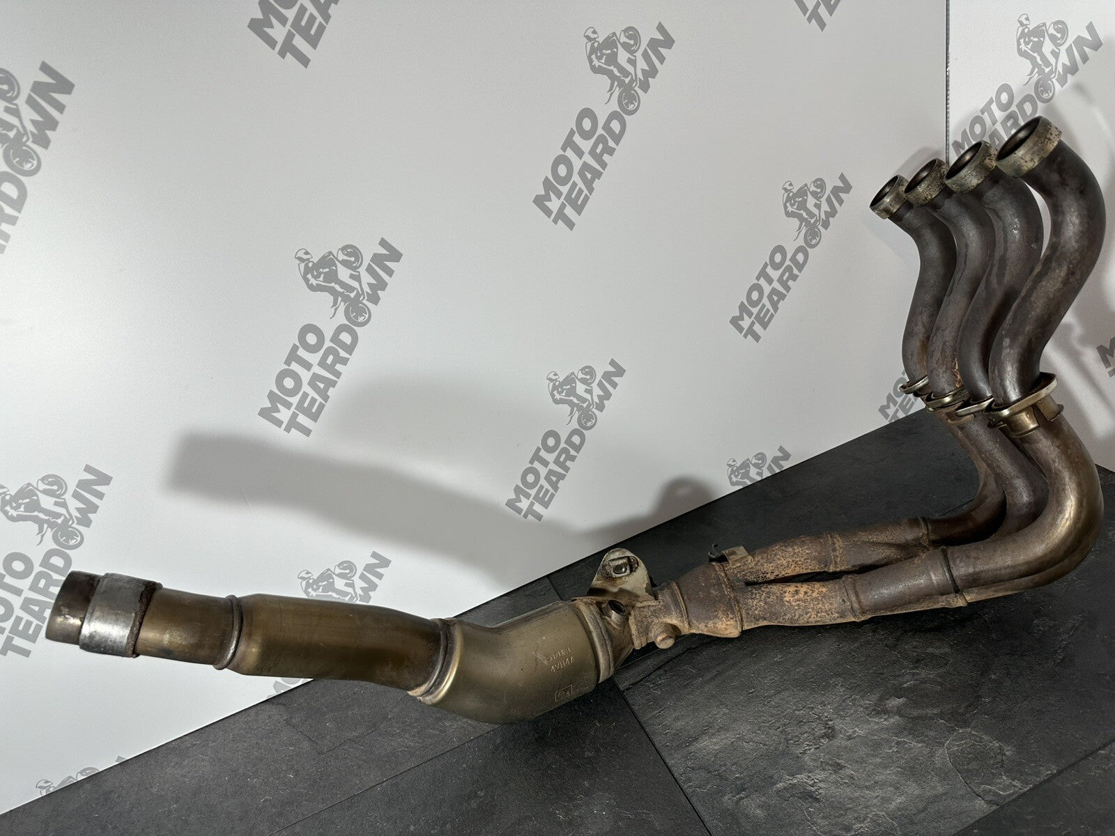 Suzuki GSXR 1000 2014 Exhaust Downpipes Header Pipes 22774 Miles 2009-2016 OEM