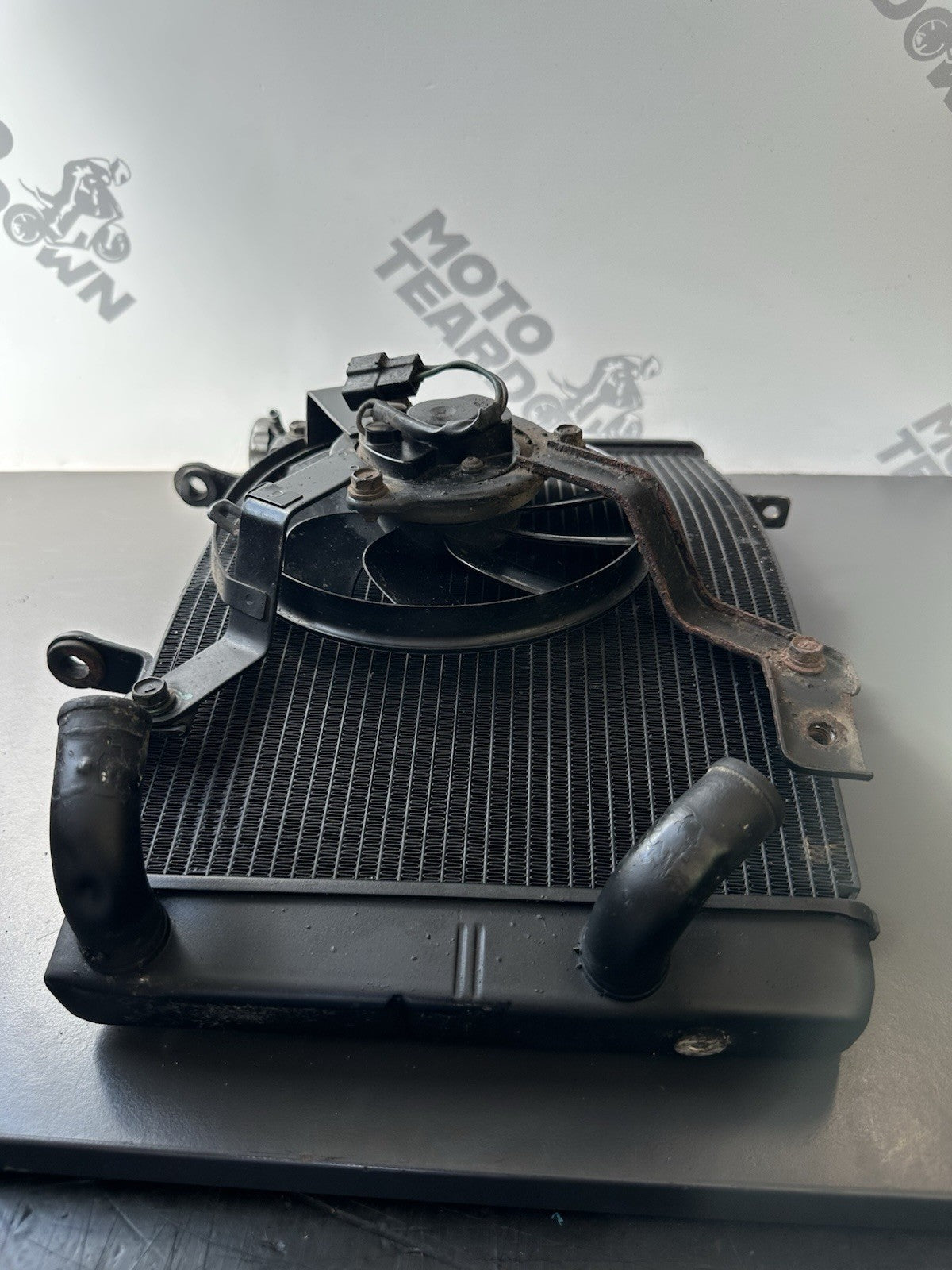 Triumph Street Triple 675 R 2015 Radiator & Fan Rad 2013-2016 READ DESCRIPTION