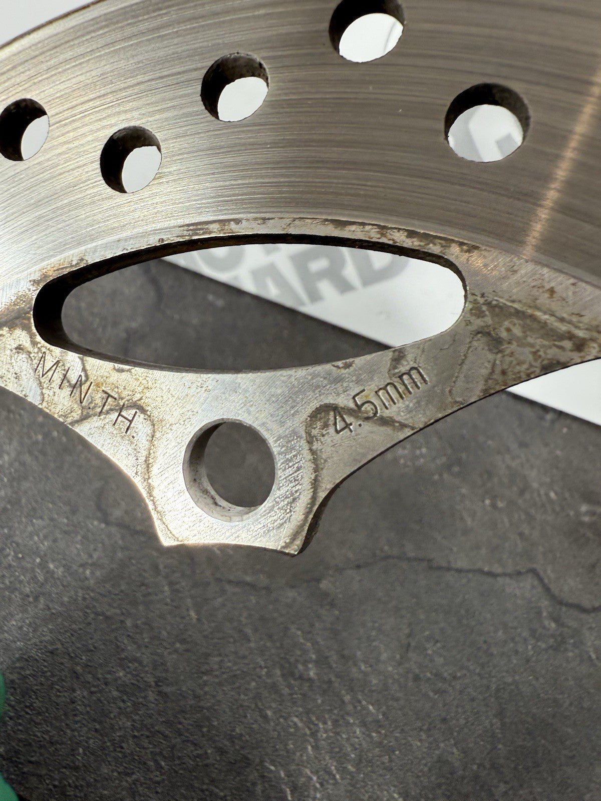 Triumph Street Triple 765 RS 2021 Rear Brake Disc 21650 Miles 2020-2022 OEM