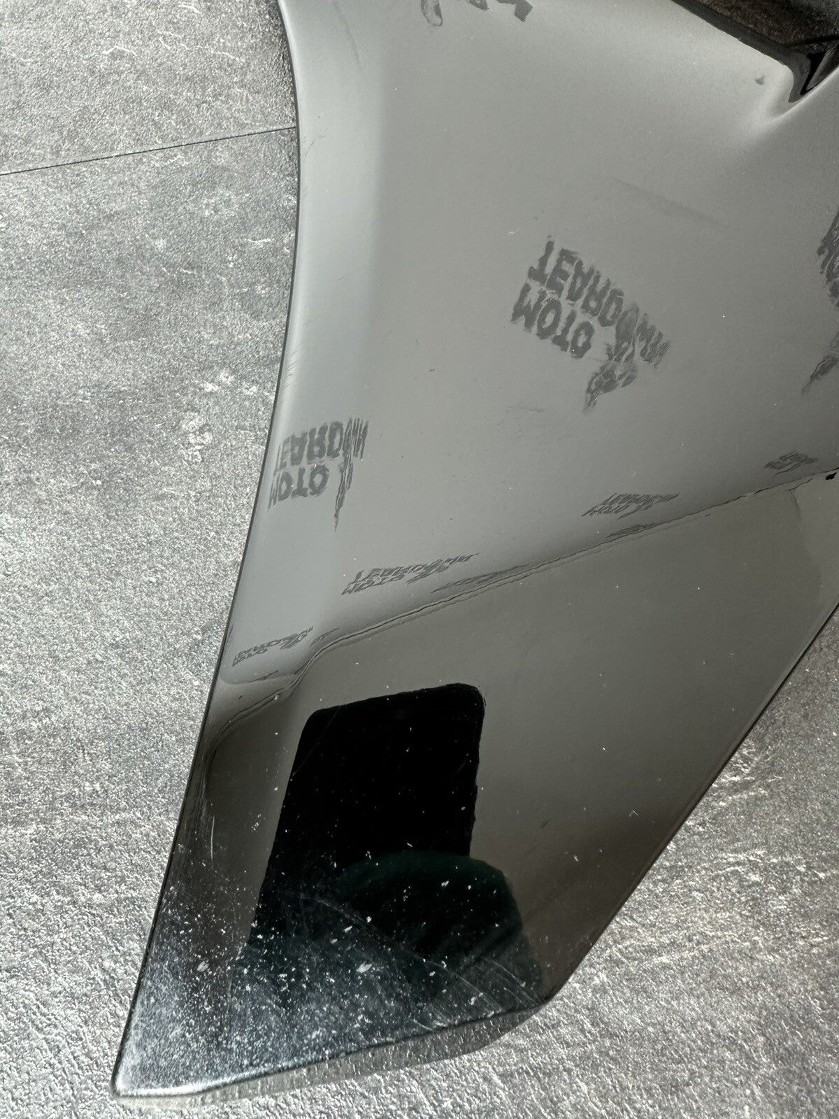 Yamaha R7 690 2024 Left Belly Pan Fairing Panel Only 1784 Mile 2022 2023 OEM