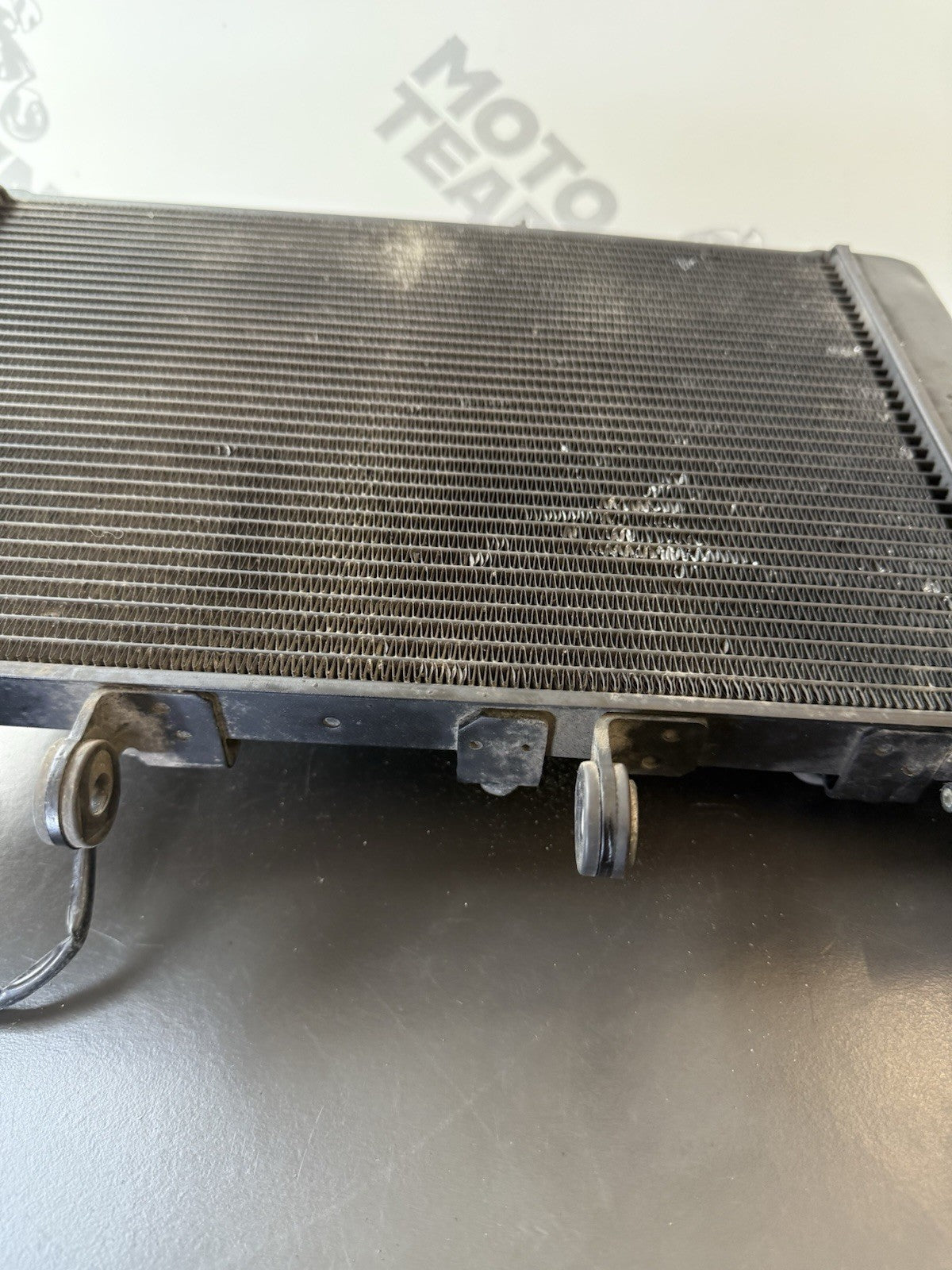 TRIUMPH TRIDENT 660 Radiator And Fan 2021-2024 Water Tight But Slight Kinked OEM