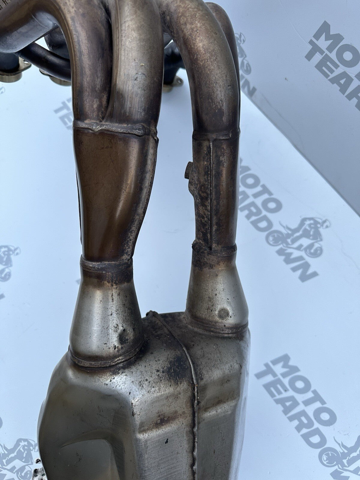 BMW S1000R Downpipes exhaust headers BMW 8545137 2014 16,807 Miles OEM
