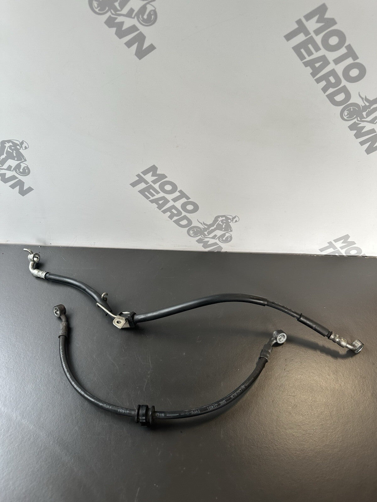 Suzuki GSXR 600 750 Front Brake Hoses 2011-2017 L1-L7 Front Brake Hoses OEM