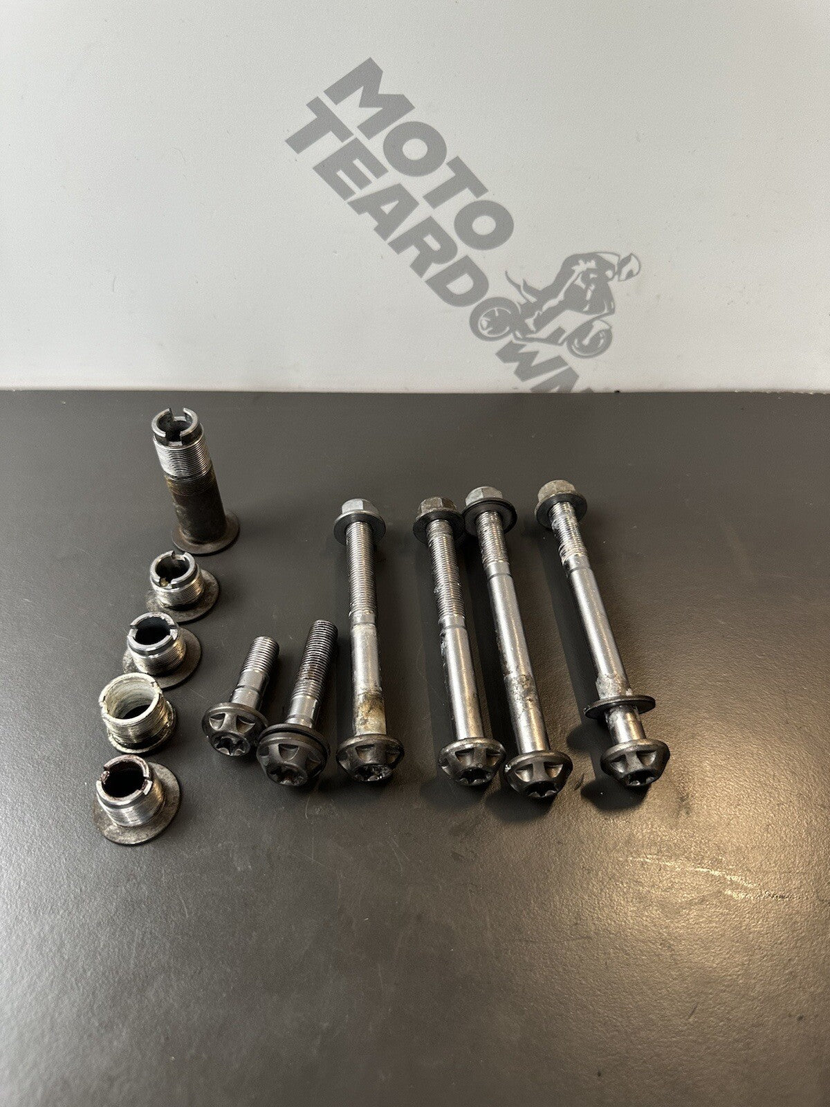 Triumph Speed Triple 1050 RS 2018 - 2020 Engine Mount Bracket & Bolts OEM
