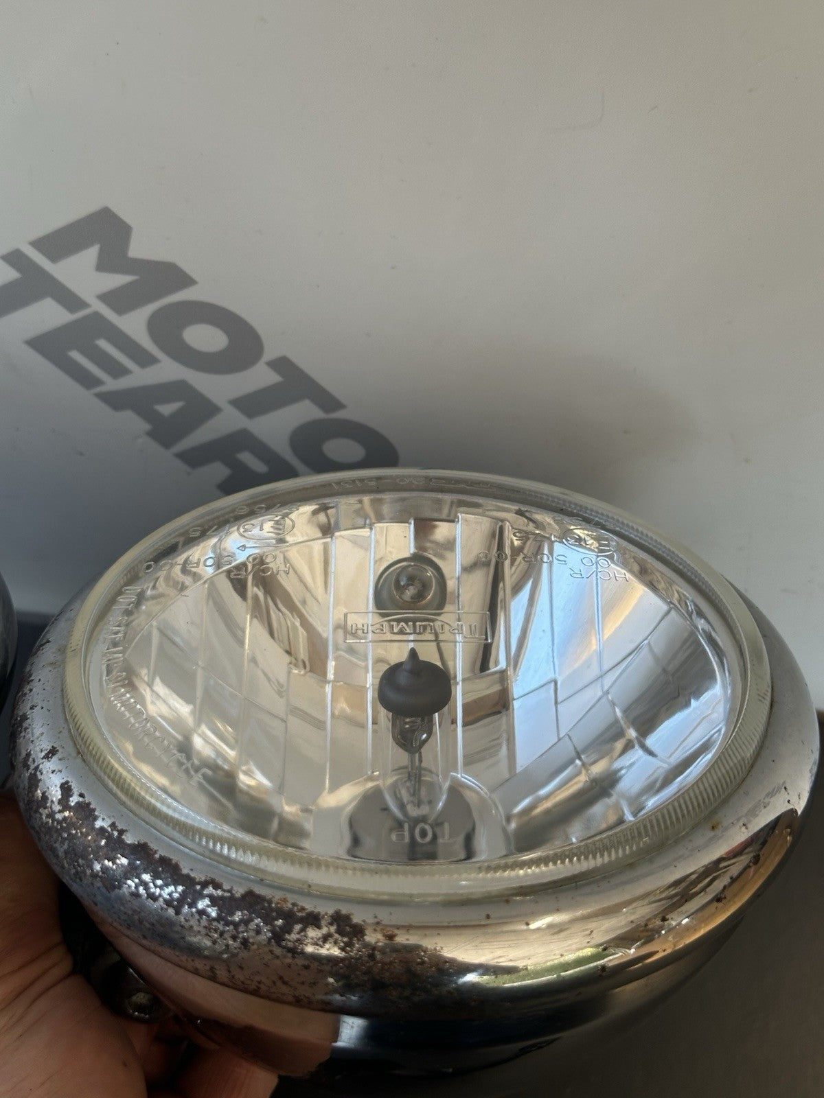 TRIUMPH STREET TRIPLE 675 675R HEADLIGHTS 675 Headlights OEM 2007-2011 8382miles