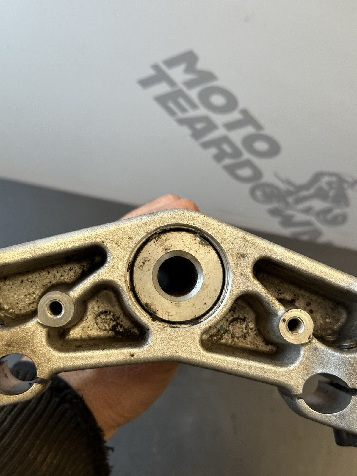 Triumph Street Triple 765S Bottom Yoke Steering Stem Lower Yoke *SLIGHTLY OUT*