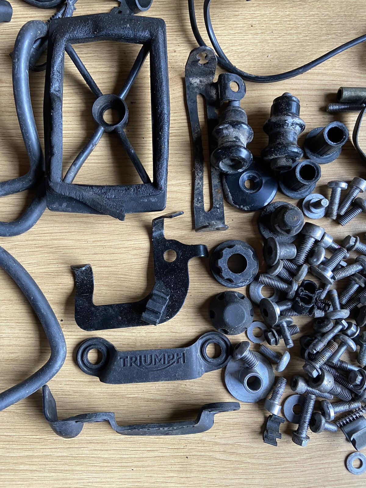 Triumph Street Triple 765RS Bolts Various Job Lot Mixed Nuts Bolts Brackets 2017