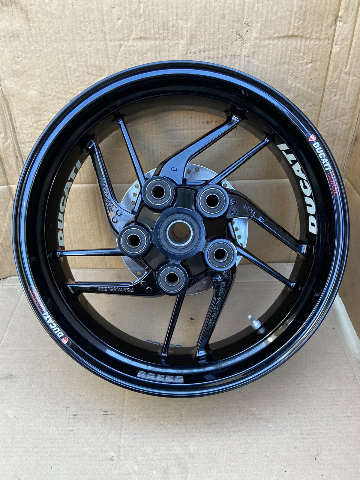 Ducati 959 Panigale rear wheel black Rear Wheel Ducati 959 Rear Wheel Rear Rim