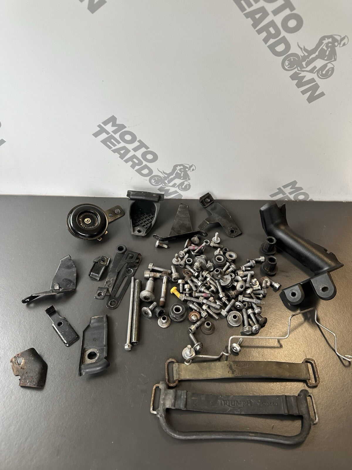 TRIUMPH STREET TRIPLE 675R Job Lot NUTS BOLTS SPARES Job Lot 25,557 Miles OEM