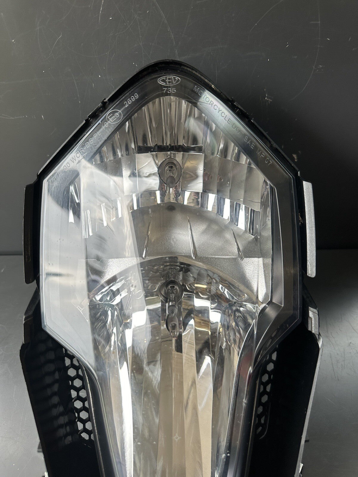 KTM 1190 RC8 2008-2013 HEADLIGHT KTM RC8 Headlight KTM 1190 Headlight OEM