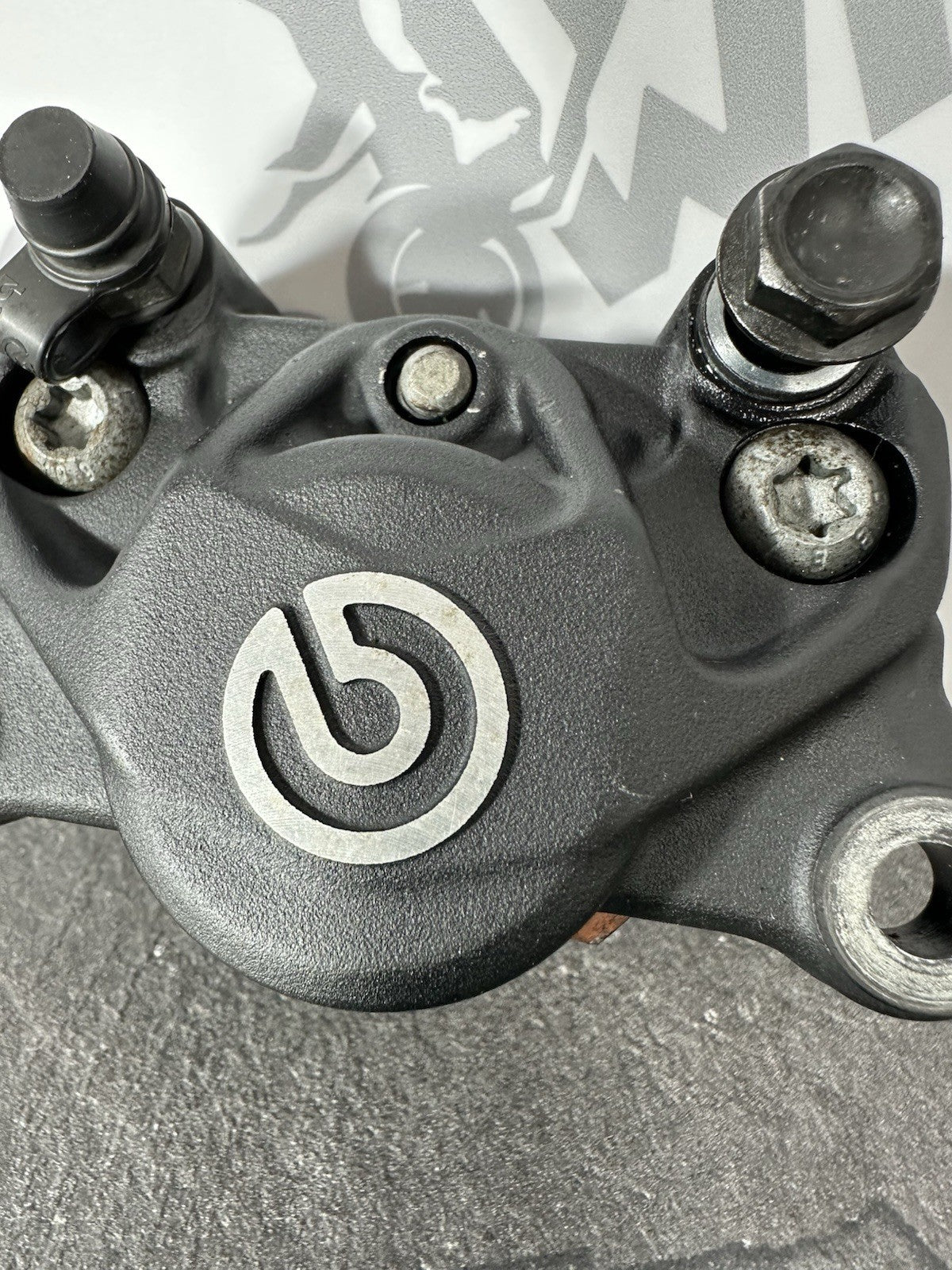 Aprilia RS660 2021 BREMBO Rear Brake Caliper & Pads 6220 Miles 2022-2025 OEM