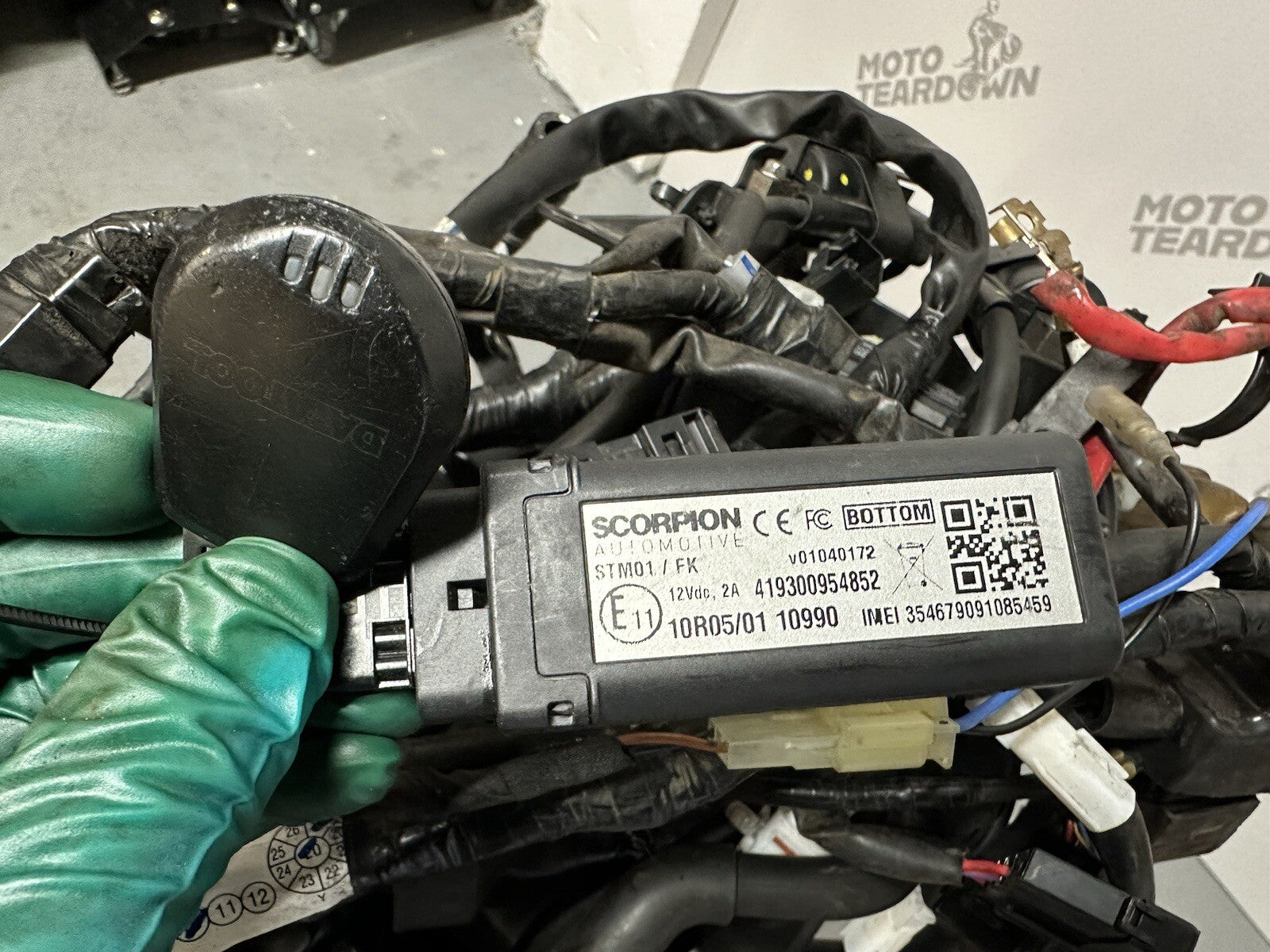 Yamaha MT-03 MT03 Complete engine wiring loom Throttle Bodies 2020 12,615 Miles