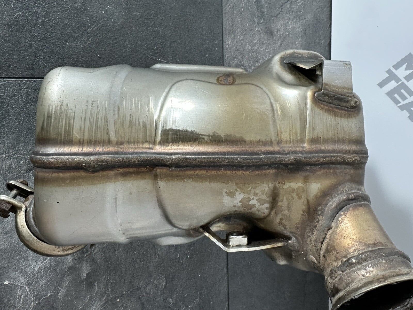 KTM 790 Duke 2020 Exhaust Cat Box Catalytic Converter 3766 Miles 2018 2019 OEM