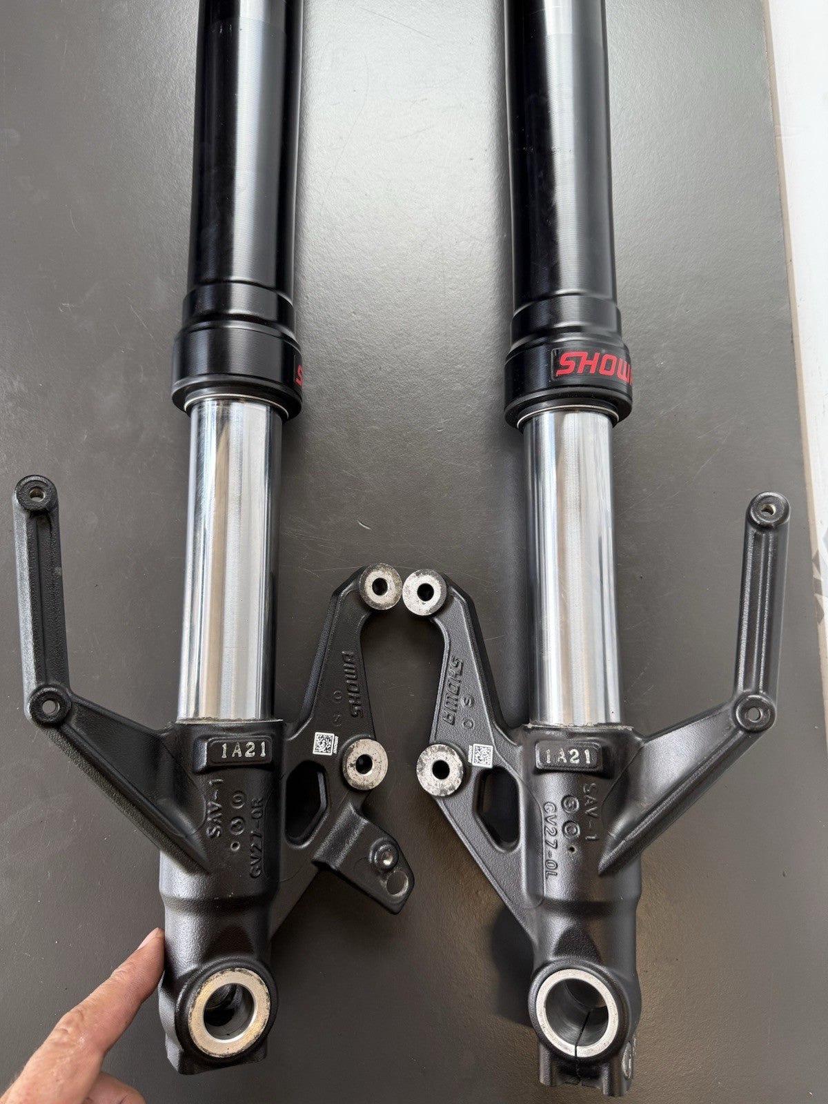 Triumph Trident 660 SHOWA Front Forks Front Suspension 2021-2024 OEM Showa Forks