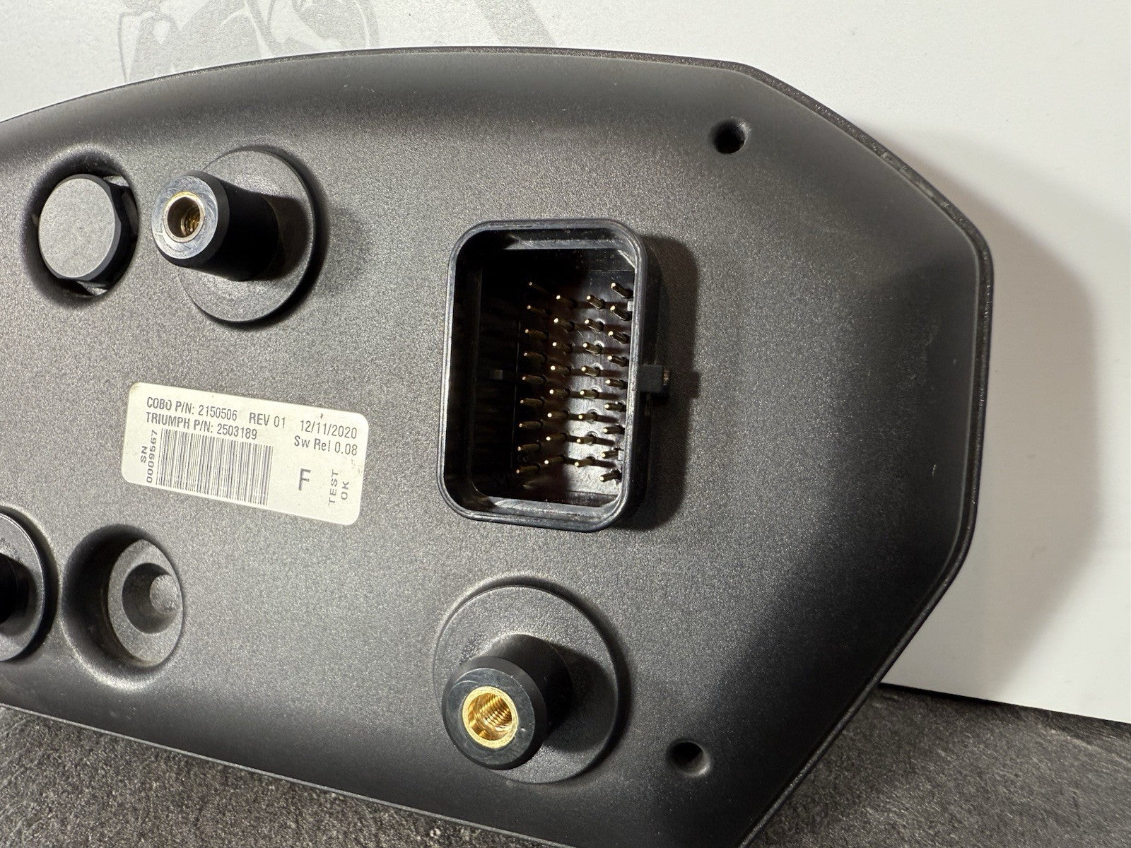 Triumph Street Triple 765 RS 2021 Speedo Speedometer Clocks 21650 Mile 2020-2022