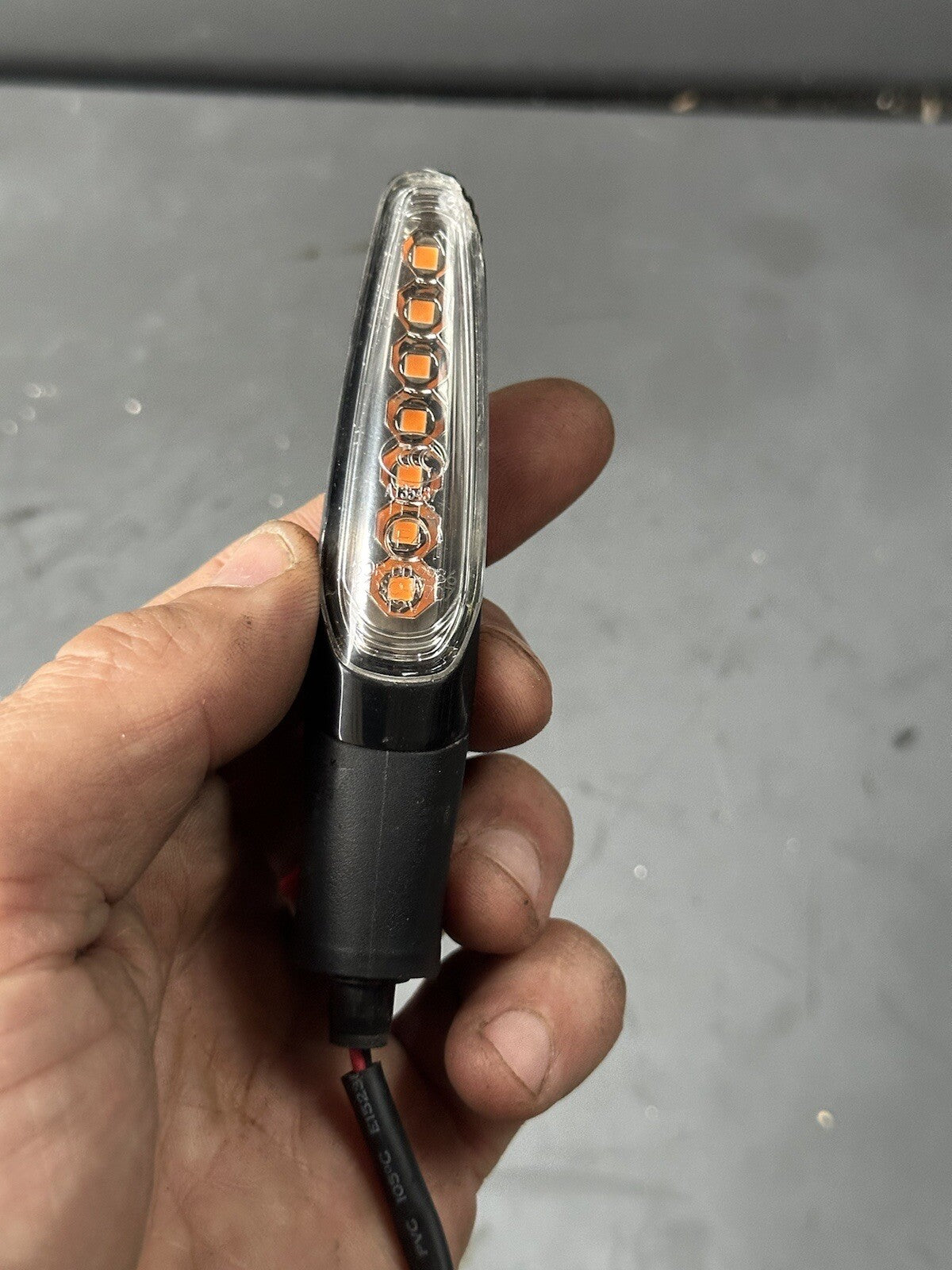 Triumph Speed Triple 1200RS 1200RR Indicator Scrolling Indicator DAMAGED OEM